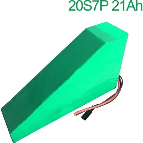 72V 21Ah 20S7P 18650 Li-ion Battery electric two Three wheeled motorcycle bicycle ebike 350*305*210*90*70*50mm