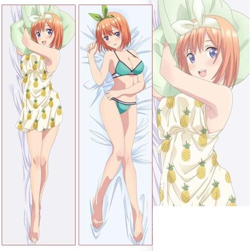Anime The Quintessential Quintuplet Dakimakura Nakano Yotsuba Cosplay Hugging Body Pillow Case Male Otaku Cover Bed Pillowcase