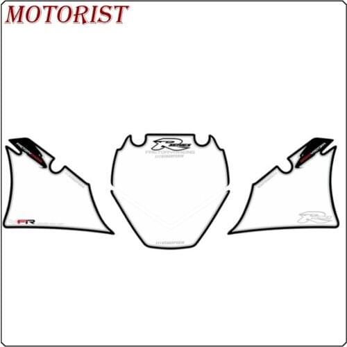 MOTORIST Front Fairing Motor Number Board 3D Gel Protector for YAMAHA R6 1999-2000
