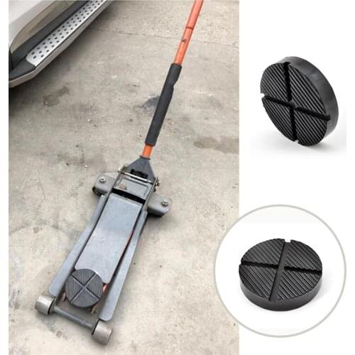 Car Lift Jack Stand Pads Black Rubber Slotted Floor Pad Frame Rail Adapter for Hyundai Mazda Volvo Renault Vauxhall Mitshubishi