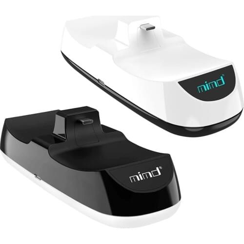 5V Fast Charger LED Controller Charger DualSense Dual USB Type C Charging Dock Station for PlayStation 5 PS5 Wireless Charger