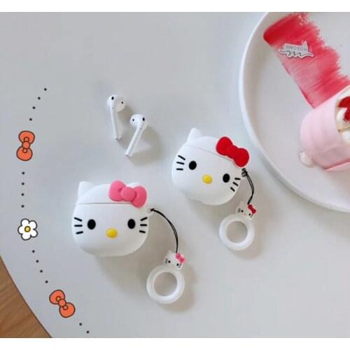 Cool kitty cats Soft Earphone Cases For Apple AirPods 1 2 3 Charging Box Cover For Airpods pro With Hooks