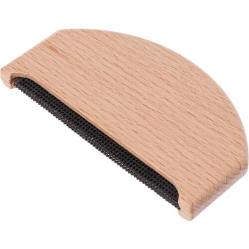 Wooden Fabric Cashmere Sweater Lint Remover Trimmer Shaver Manual Portable Comb Clothing Care