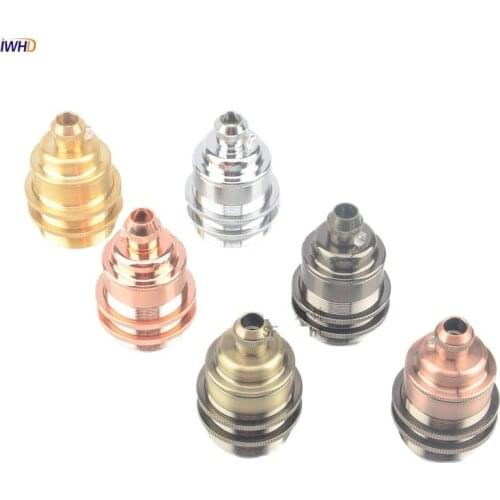 DIY Retro Edison Lamp Holder E27 Bulb Socket Loft Industrial Pendant Douille E27 Vintage Lamp Socket Lampholder