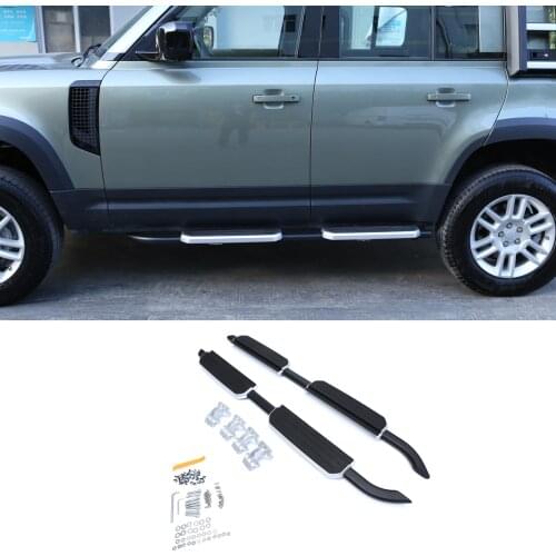 For Land Rover Defender 110 130 2020 2021 Car Exterior Door Car Body Edge Stable Side Pedal Car Accessories