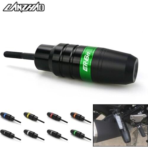 ER-6N CNC Motorcycle Exhaust Frame Sliders Side Crash Protection System Pad Modified Accessories for Kawasaki ER6N 2009-2018
