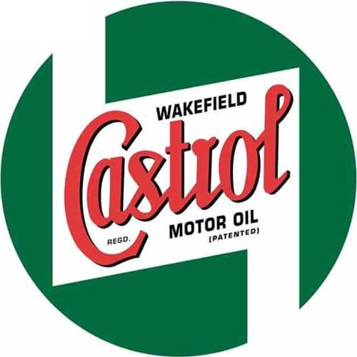 Fuzhen Boutique Decals Exterior Accessories CASTROL WAKEFIELD Trunk Car Stickers Windows Decor Decal Waterproof DIY Decoration