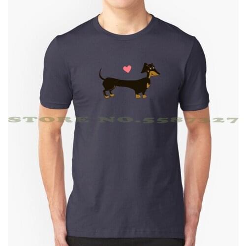 Sausage Love - Dachshund Sausage Dog Black White Tshirt For Men Women Dachshund Miniature Minidoxie Mini Little Dach Doxie