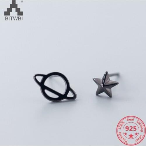 Hot Sale 100% 925 Sterling Silver Korea Style Simple Trendy Sun Star Stud Earring Jewelry for Women