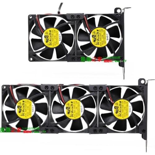 Graphics Card Companion Auxiliary Graphics Card Cooling PCI Slot Fan Japan Servo 3 Gear Speed regulation 2 ball Bearing
