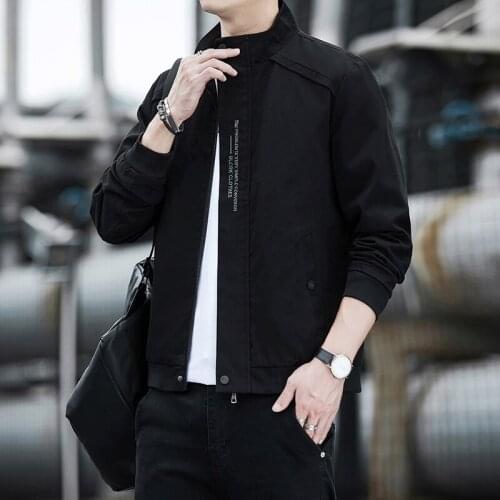 Quality Jacket Men Spring Bomber Mens Jacket Coat Male Fashion Stand Collar Casual Cargo Men Outwear Winter Clothing For Man
