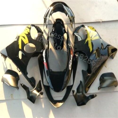 Motorcycle Fairing Kit For Honda CBR600 F4 99 00 CBR600F4 1999 2000 F4 CBR600 yellow letter black ABS Fairing Bodywork