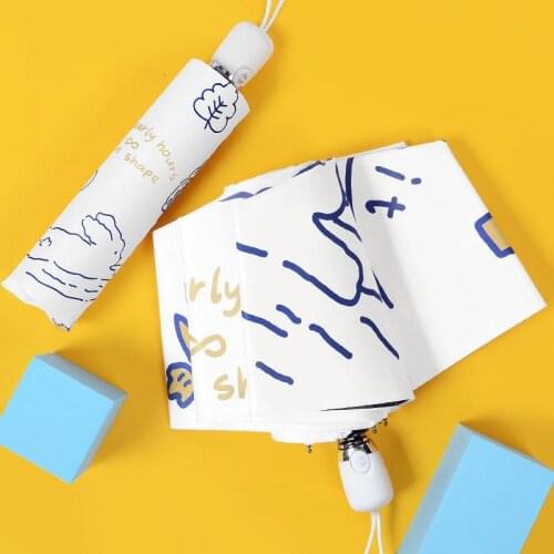 Cute Cartoon Children Umbrella Animation Creative Long-handled 3d Ear Modeling Kids Adult Umbrella For Boys Girls