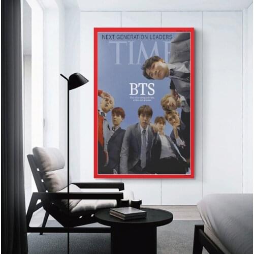 Wall Art Korean Boy Idol Art Poster Print Pictures Room Home Decoration Kpop Music Star Line Best Gift for Fans Canvas Painting