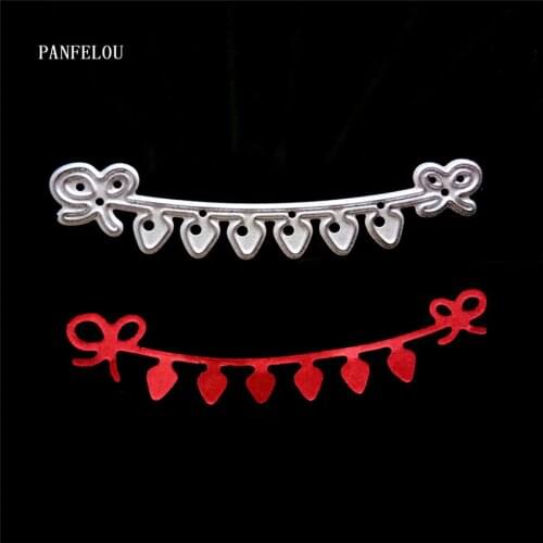 PANFELOU Easter flags Scrapbooking DIY album cards paper die metal craft stencils punch cuts dies cutting