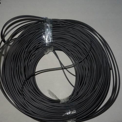 PMMA optical fiber coated with Black Sheath Inner diameter 0.75mm(1.8mm outer diameter) for Showcase