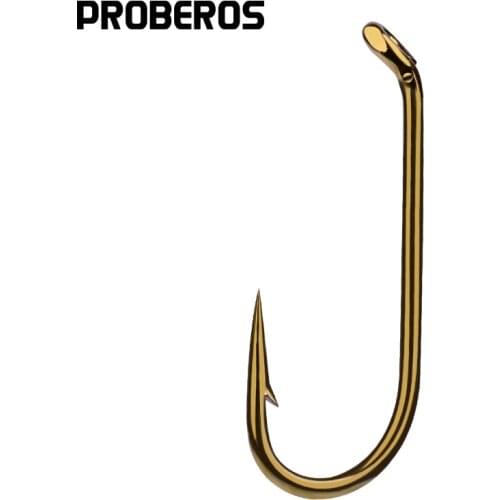 PROBEROS Fly Fishing Hook 8000-8/12/14/16 Size fishhook Fly Hooks Fishing Trout Salmon Dry Flies Fish Hook