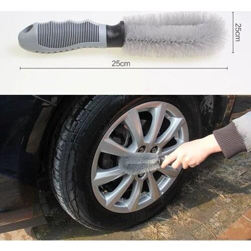 Wheel Tire Rim Scrub Brush Car Truck Motorcycle Bike Washing Cleaning Tool Auto Detailing Brushes Car Accessories