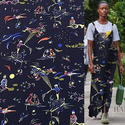 Abstract design pure silk crepe de chine silk fabric 18momme thickness,SCDC1030