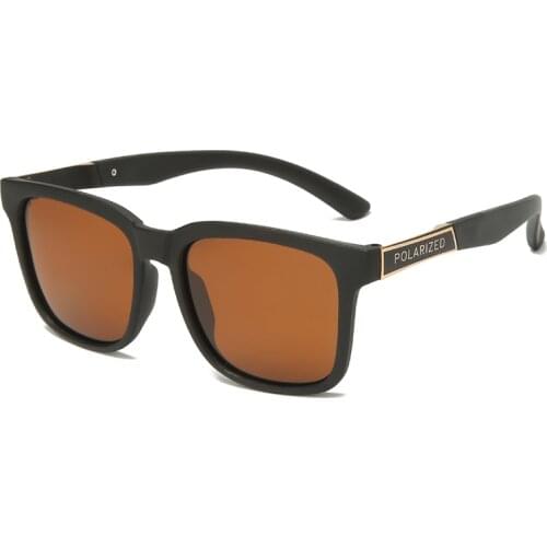 Tr90 Polaroid Sunglasses Square Vintage Driving Rubber Sun Glasses Famous Brand Men Sunglases Polarized Sunglasses for Women Men