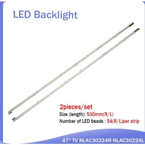 LED Backlight strip 54 Lamp For Sony 47'' TV NLAC30224R NLAC30224L 6922L-0063A KDL-47W800A KDL-47W802A KDL-47W850A LC470EUF-FFP2
