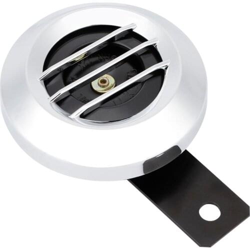 12V 110DB Universal Motorcycle Electric Loud Horn Siren Waterproof Round Horn Speaker