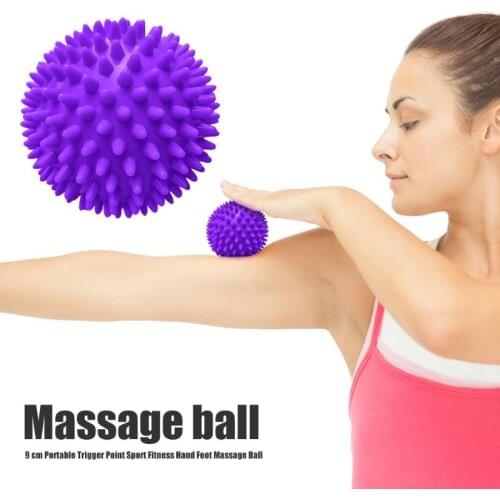 1PC Massage Balls Roller Fitness Hand Training Grip Hedgehog Physiotherapy Stress Relief for Foot Arm Neck Back Body Massage