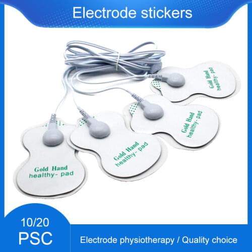 10/20PCS Self Adhesive Replacement Tens Electrode Pads Square Muscle Stimulator Electric Digital Machine Massager Sticker