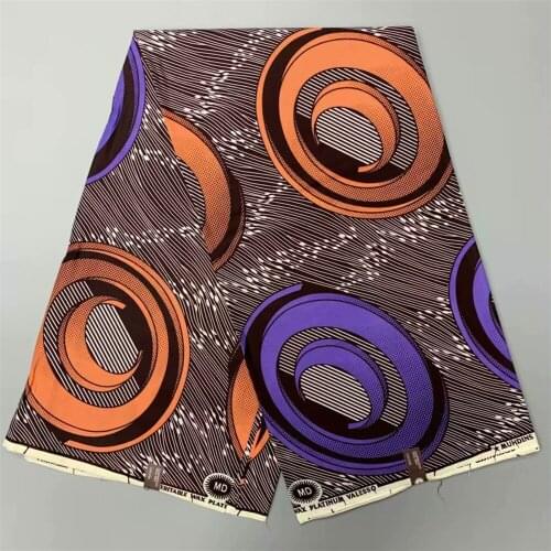 2021 100% cotton high quality tissu 6yards Ankara African prints batik pagne real wax fabric African style For Dress j1-59