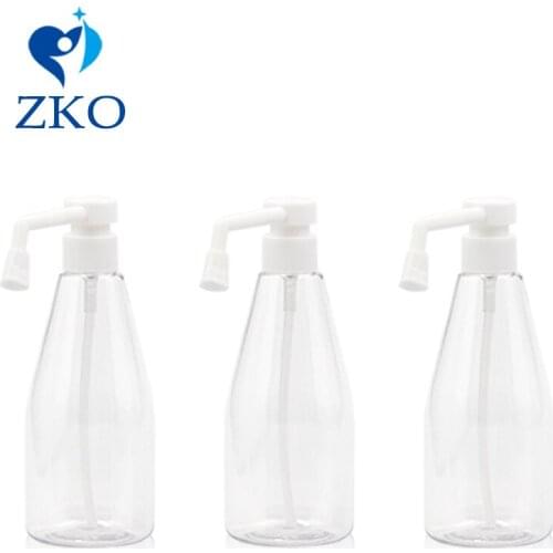 5pcs/lot 200ml Plastic Clear Conical Bottle of Long Neck Spray Nozzle Spray Bottles Free Shipping Refillable Bottle