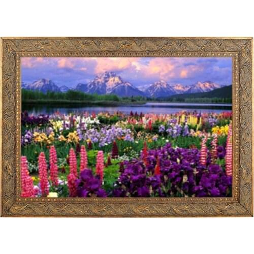 LaoJieYuan5D Diamond embroidery DIY Diamond Painting full Rhinestone Needlework Mosaic Birds & House Sticker Decorative painting