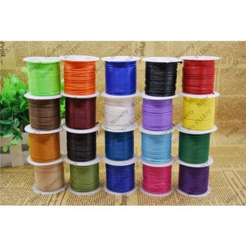 FREE SHIPPING 10PCs/Lot,10m/pcs Jewelry Findings Making/DIY 1mm Wax Cord 20 Color available ds232