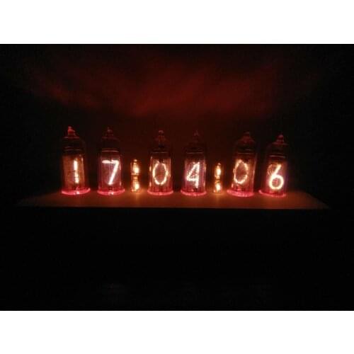 DIY Former Soviet Union IN-14 12 Glow Clock Tube Clock Beautiful Gift Gift Circuit Board Non-finished Product