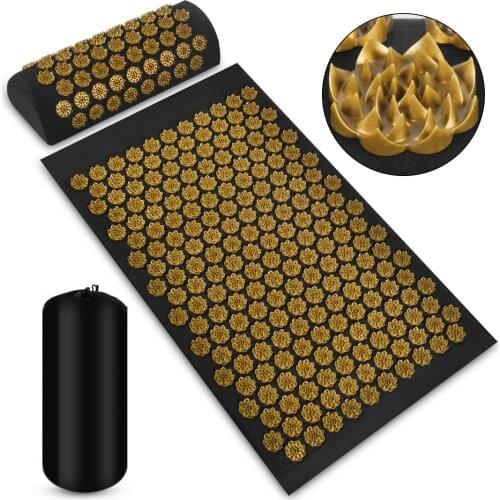 Massager Cushion Shakti Mat Massage Yoga Mat Acupressure Relieve Stress Back Body Pain Spike Mat Acupuncture Massage Mat