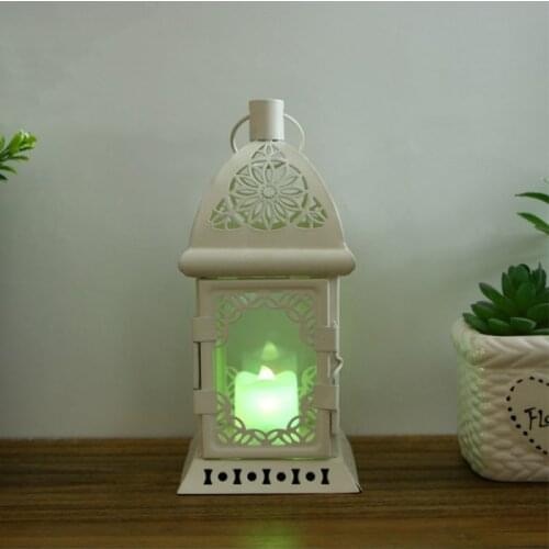 Moroccan Style Metal Candle Holder Candlestick Hanging Lantern Bridal Decor Vintage Candlesticks Home Decor Gift