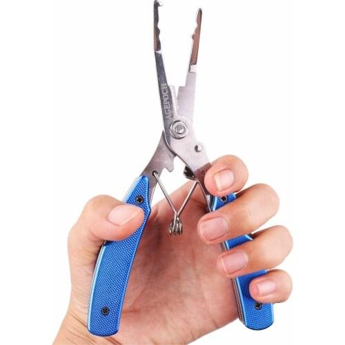 Multifunctional Stainless Steel Fishing Pliers Fishing Line Scissors Line Cutter Hook Remover Fishing Fishing Holder Tackle Tool
