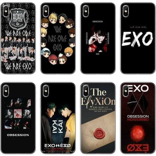 Exo Planet 5 OBSESSION soft silicone Phone Case For iPhone 8 7 6 6S Plus 11 Pro XS Max XR X 5 5S SE 4S 4 iPod Touch 5 6