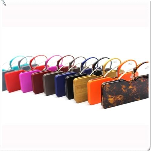 Novel Colored Portable Nose clip Reading Glasses,Without arms,Silicon nose, easy clip