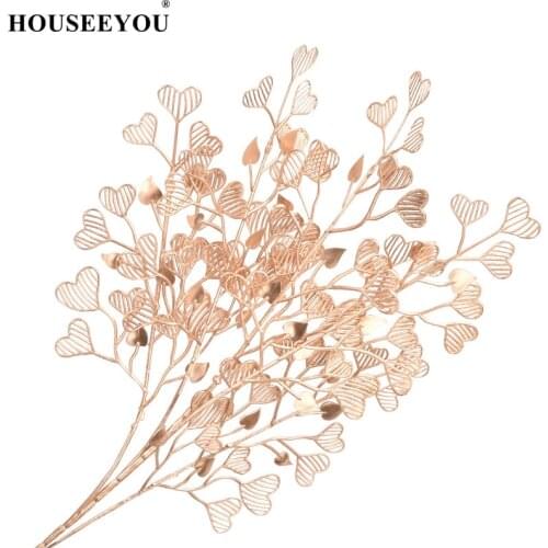 New Artificial Plastic Flower Concentric Leaves Wedding Home Decoration Bouquet Love Fake Plastic Plants