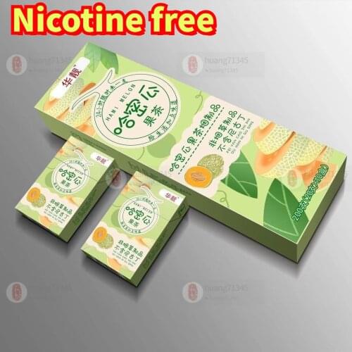 New fashion lifestyle cantaloupe flavor non-nicotine substitute for smoking cessation unisex decompression