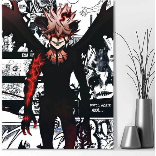 Black Clover Liebe Anime Canvas Painting Wall Art Posters Prints Pictures Living Room Decoration Home Decor