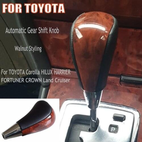 AT Gear Shift Knob Car Shift Lever Knob Stick Headball For Toyota Prado Lexus Hilux 2011 Camry Crown RAV4 Fortune 2012