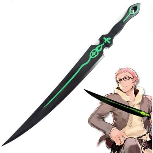 Seraph of The End Shiho Kimizuki Prop Weapon Wooden Sword Anime Game Katana Cosplay Prop Sword