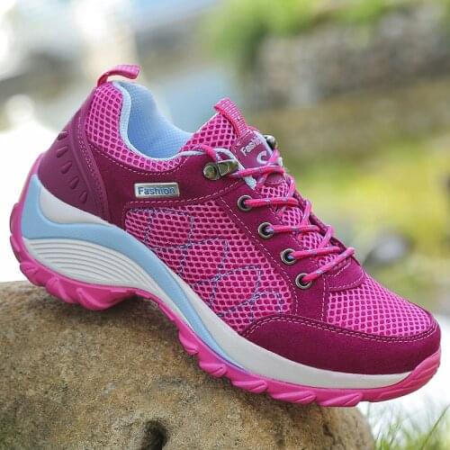 Women sneakers 2021 fashion shock-absorbing sport shoes non-slip mountain hiking shoes woman comfortable sneakers women shoes