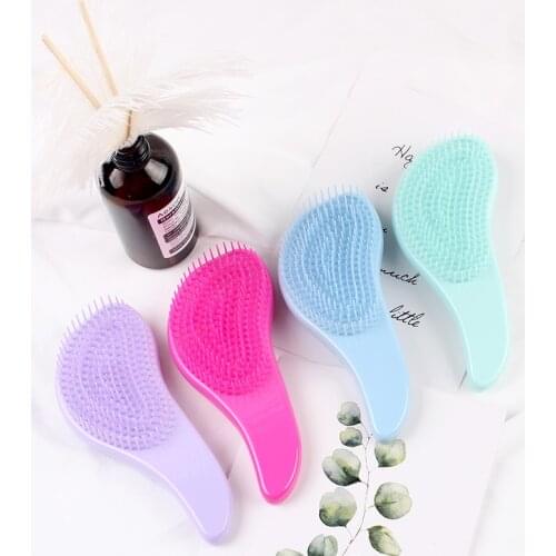 1pcs Portable Mini Hair Comb Detangling Hair Brush Combs Haircare Styling for Women Hotcomb Modeling Tools Barber Accessories