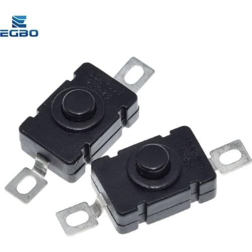 10pcs KAN-28 1.5A250V Flashlight Switches Self Locking SMD Type 18 x 12mm Push Button Switches 1812-28A