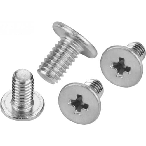 100Pcs/Set M3 Stainless Steel Screws wood screws Flat Head Screws Machinery Repair Tool Accessories