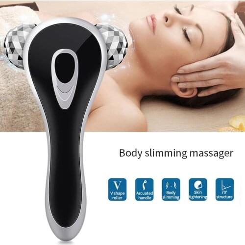 2 Colors 3D Roller Y Shape Facial Massage Handheld Wrinkle Remover Face-lift Roller Full Body Relaxation 360 Rotate Instrument