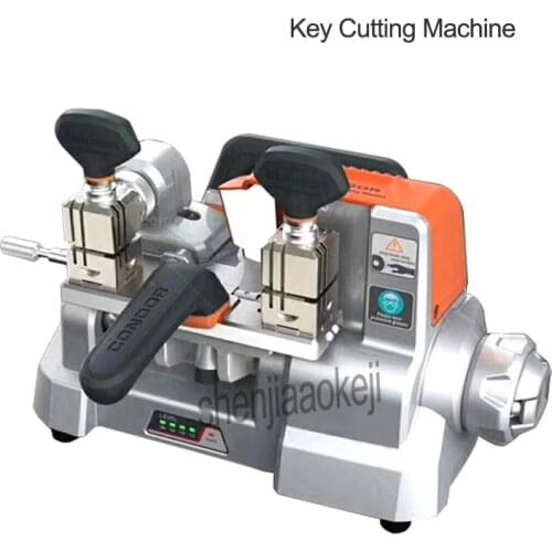 220V 18W New XC-009 Electricity Key Cutting Machine With Battery Horizontal key machine Duplicate keys Cutter Locksmith Tools