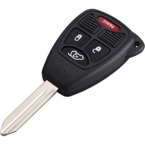 4 Buttons Car Key Remote Key Fob Shell Case Cover with Key Blade For Chrysler 200 300 For Dodge Caliber Patriot Liberty